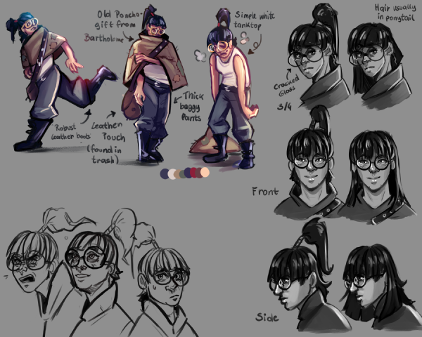 Final Character Study for imaginary Comic Character