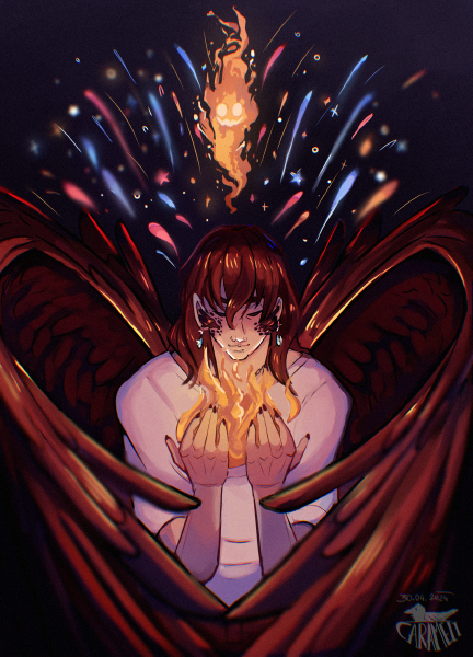 Fanart Illustration of Howl from the Ghibli movie Howl's moving castle