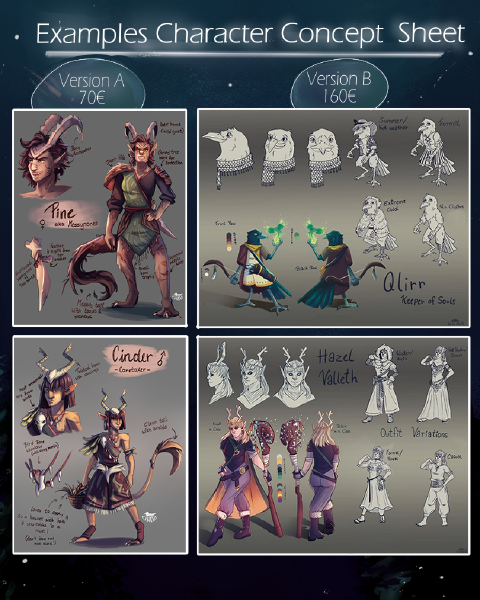Commission Examples